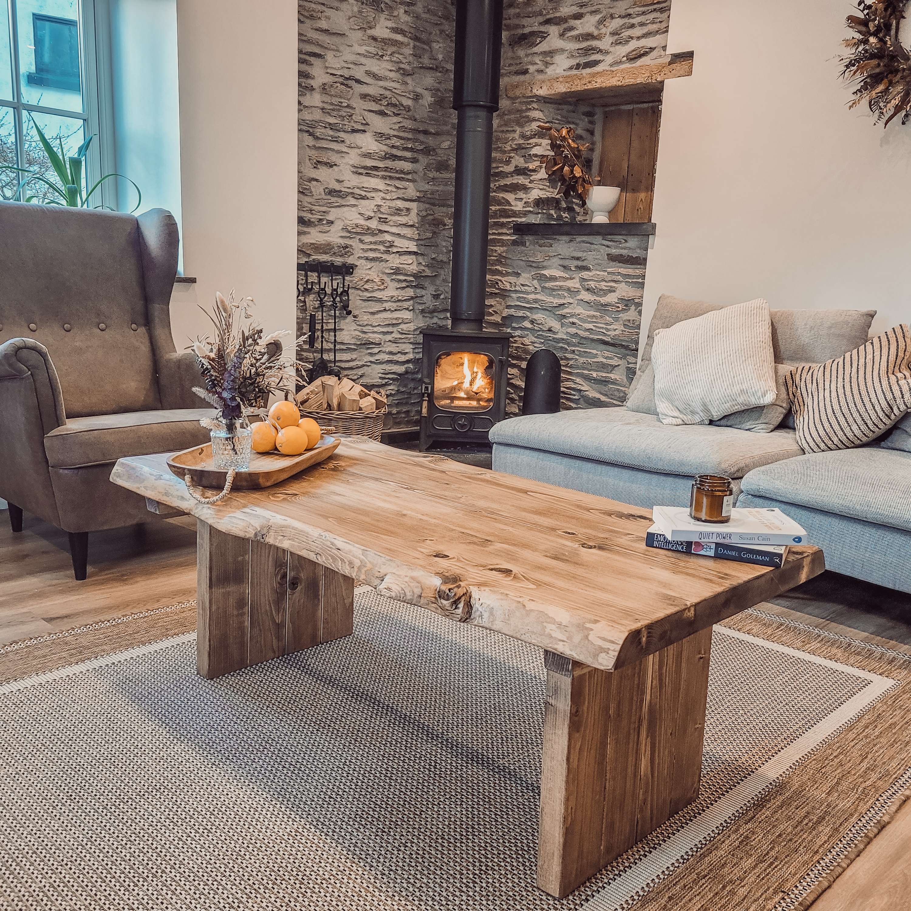 LINA Chunky Live / Waney Edge Coffee Table - My Store