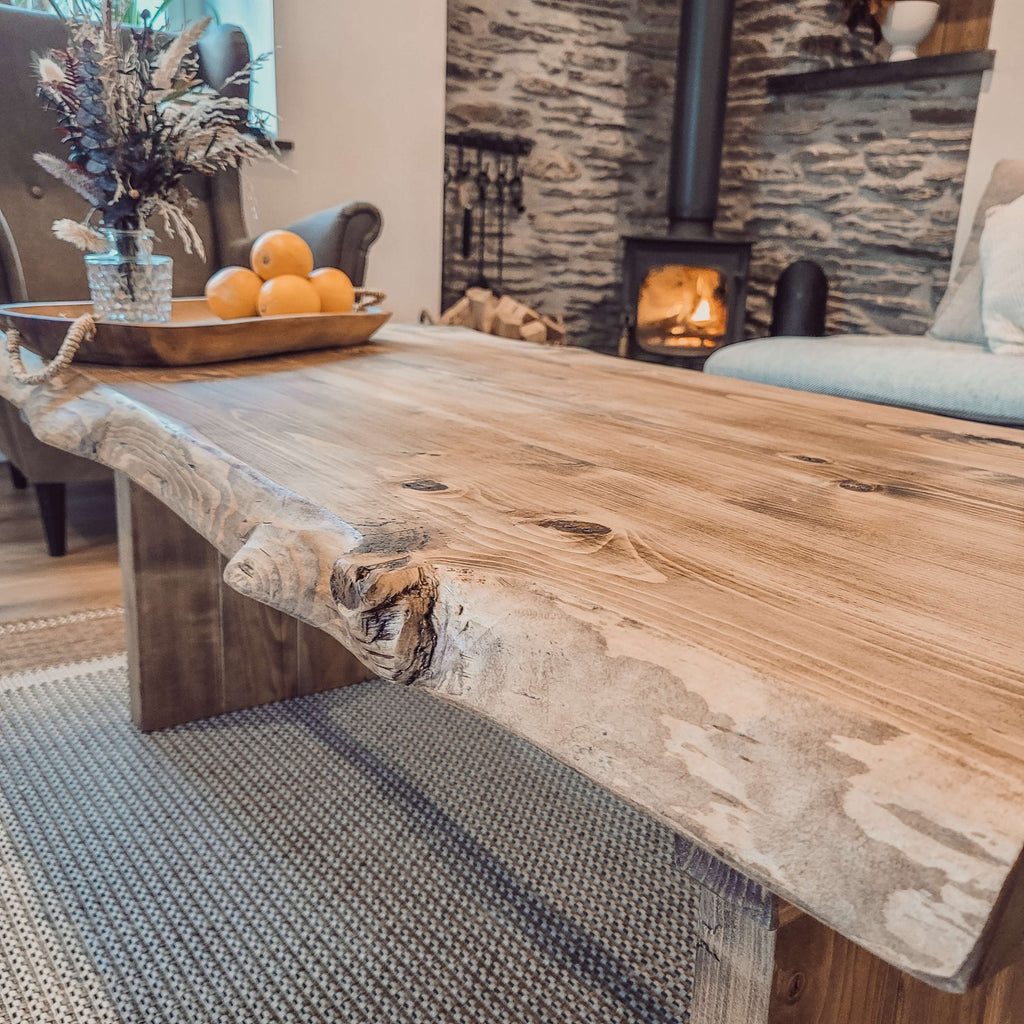 LINA Chunky Live / Waney Edge Coffee Table - My Store