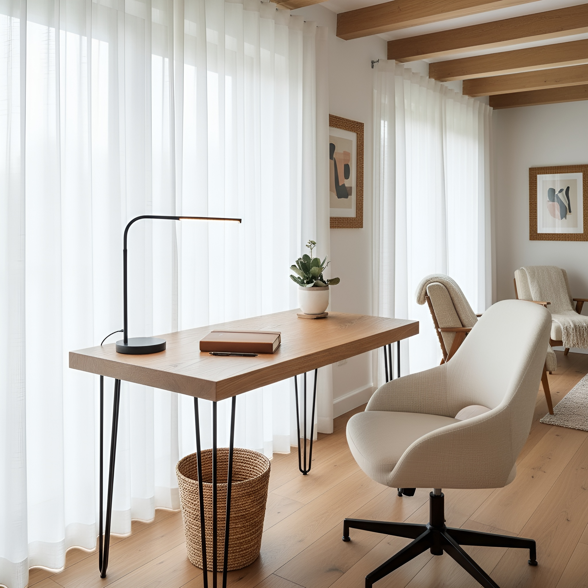 LARIA Oak Study Table / Desk - My Store