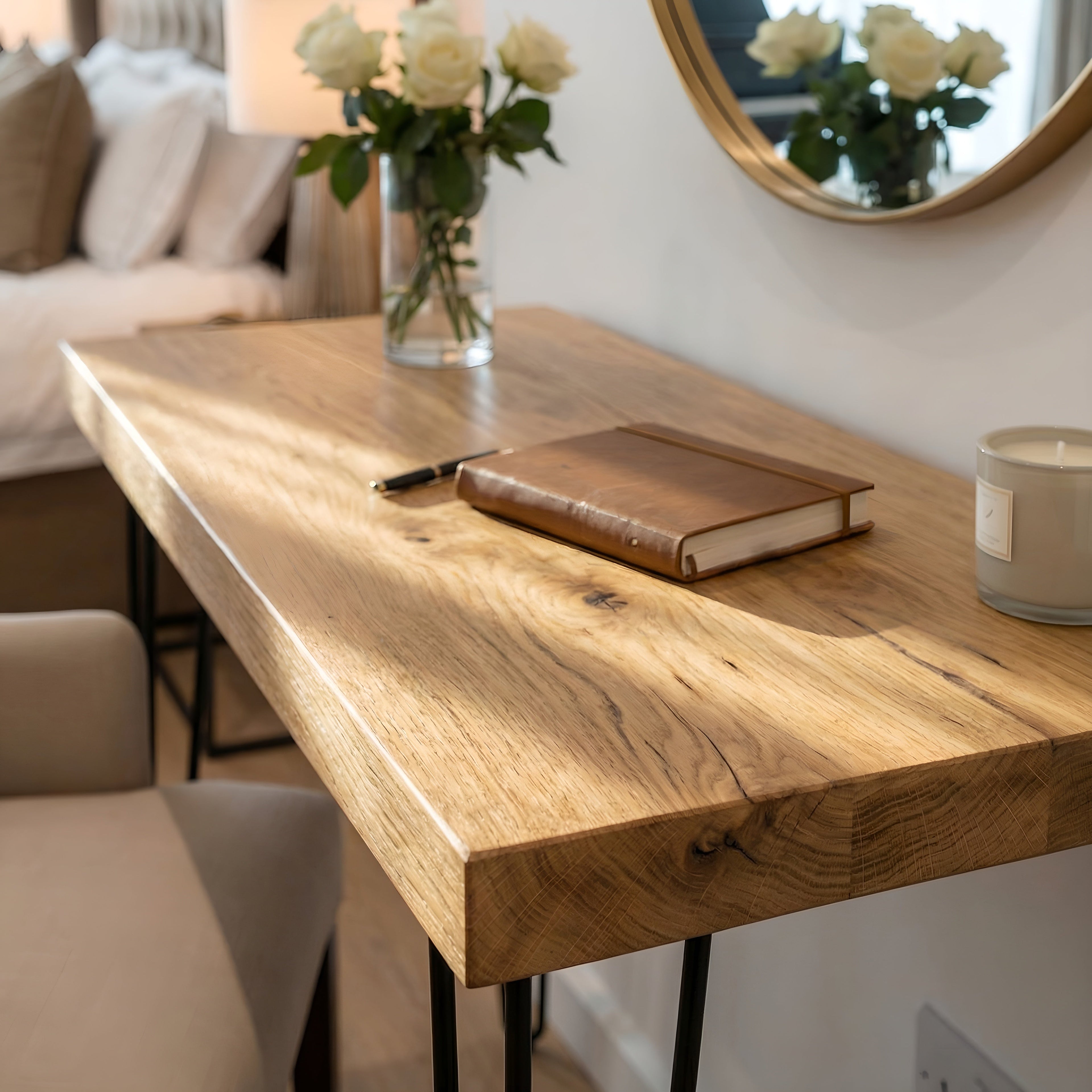 LARIA Oak Study Table / Desk - My Store