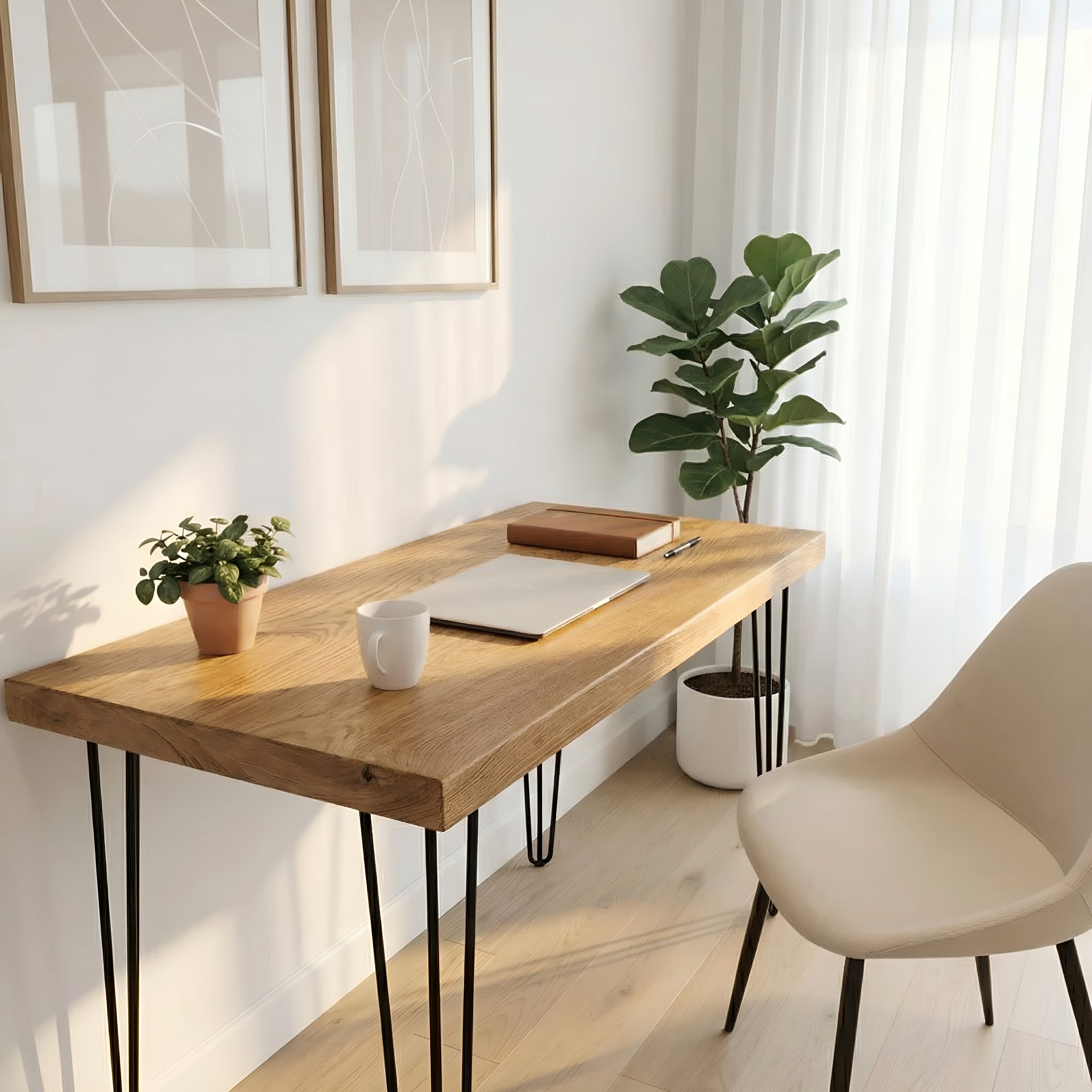 LARIA Oak Study Table / Desk - My Store