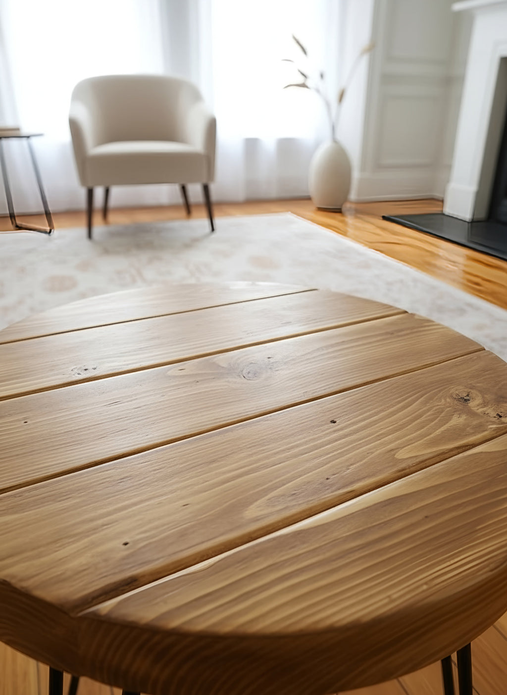 OLVA Round Chunky Coffee Table - My Store