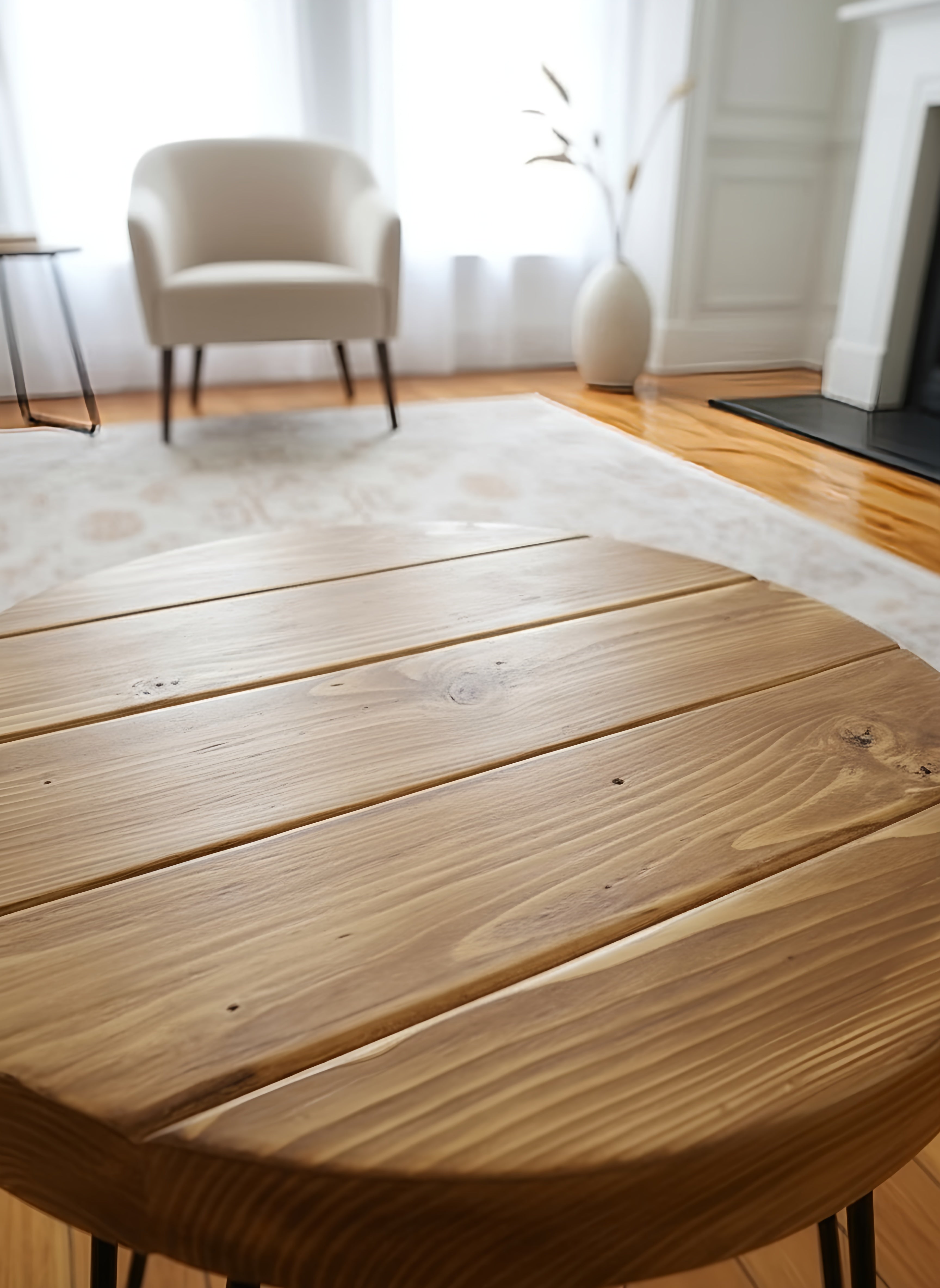 OLVA Round Chunky Coffee Table - My Store