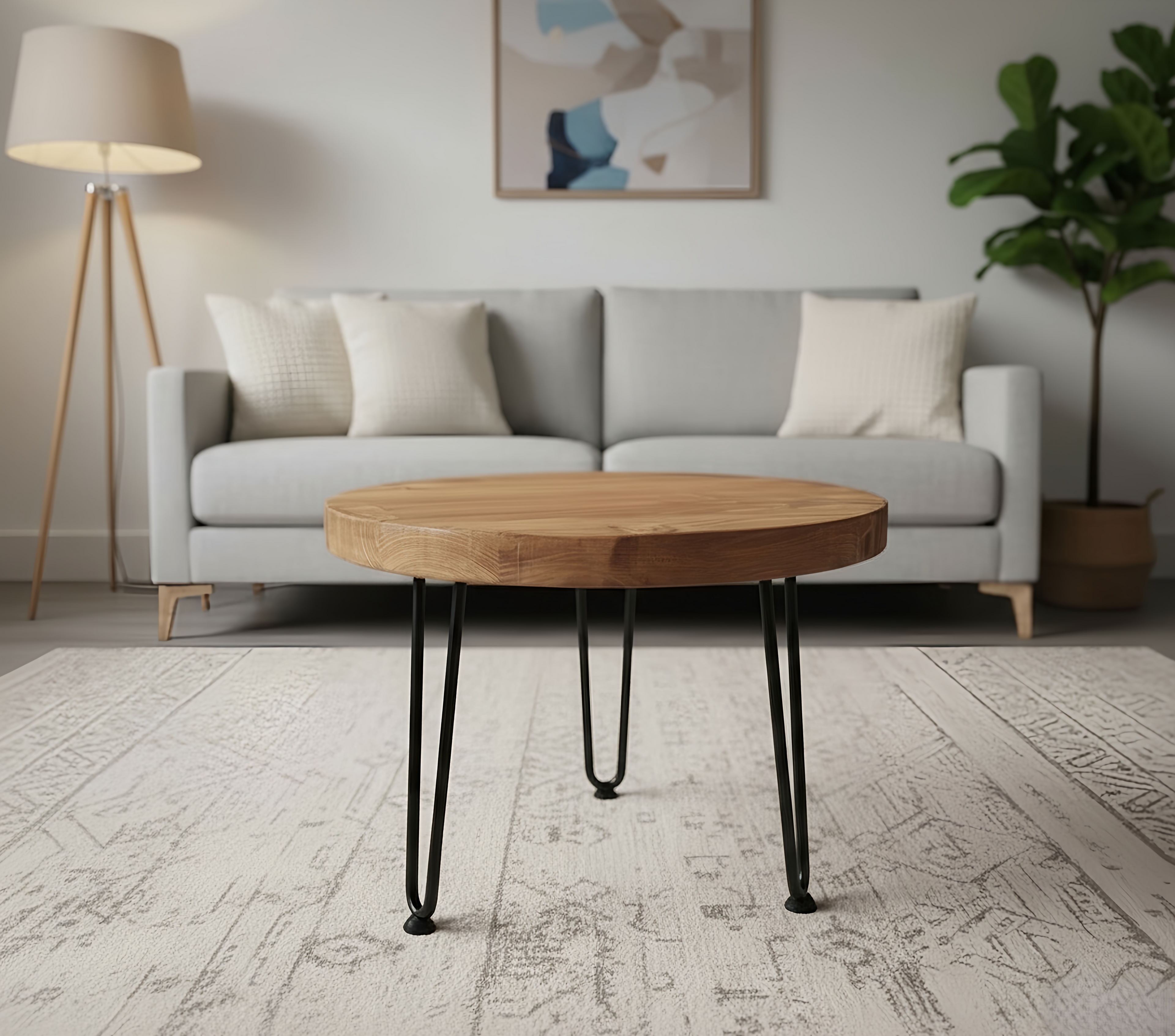 OLVA Round Chunky Coffee Table - My Store