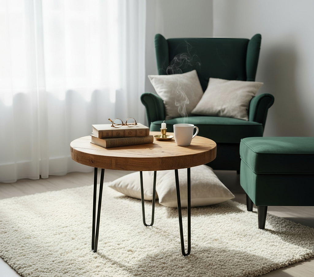 OLVA Round Chunky Coffee Table - My Store