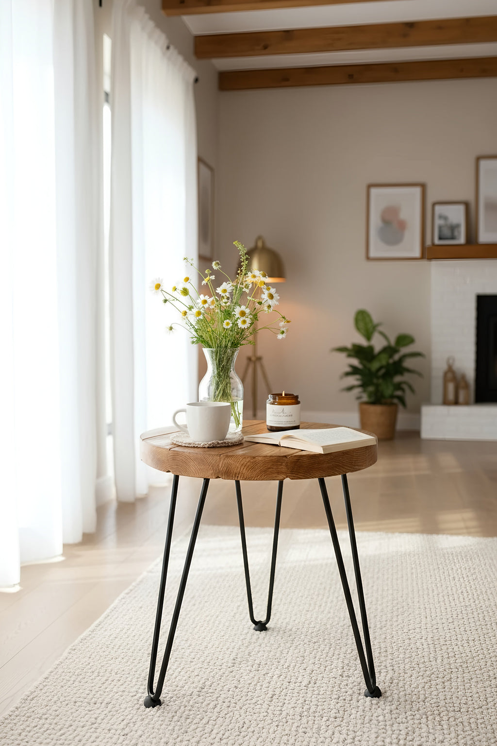 OLVA Round Chunky Coffee Table - My Store