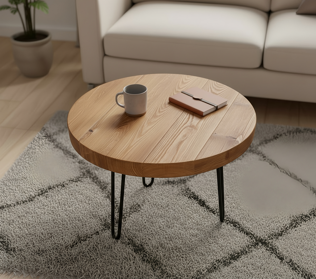 OLVA Round Chunky Coffee Table - My Store