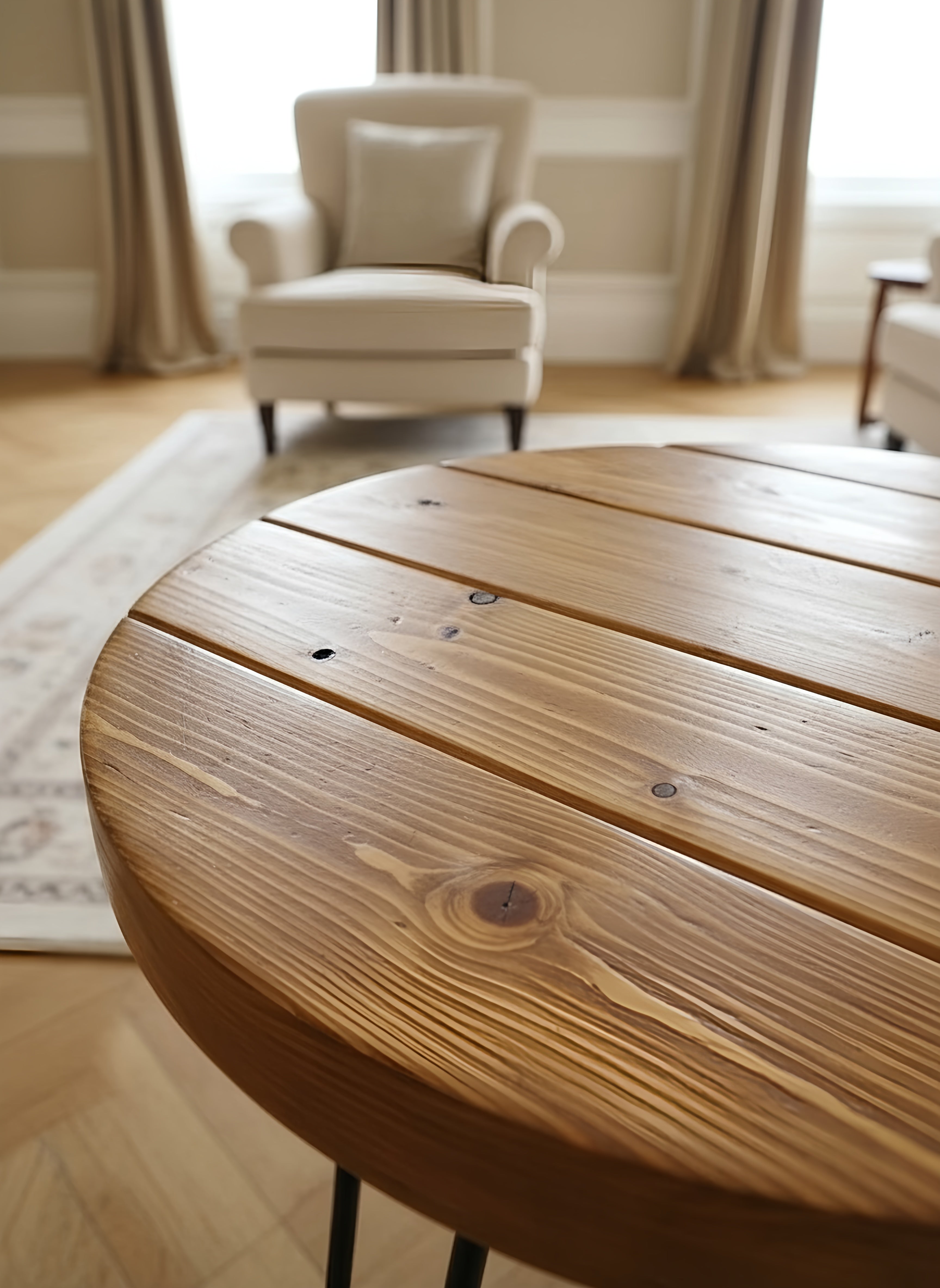 OLVA Round Chunky Coffee Table - My Store