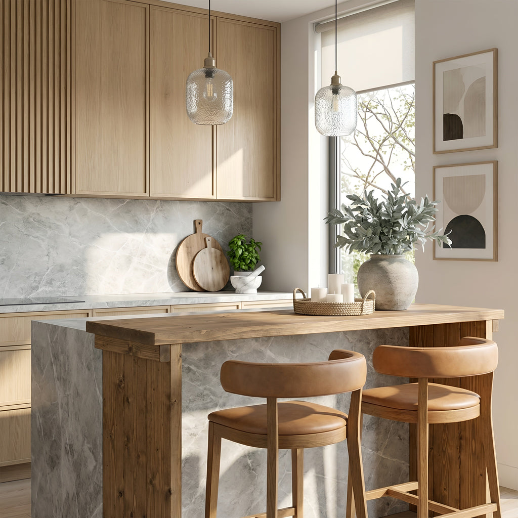 SOLA Solid Wood Dining Table / Breakfast Bar - My Store