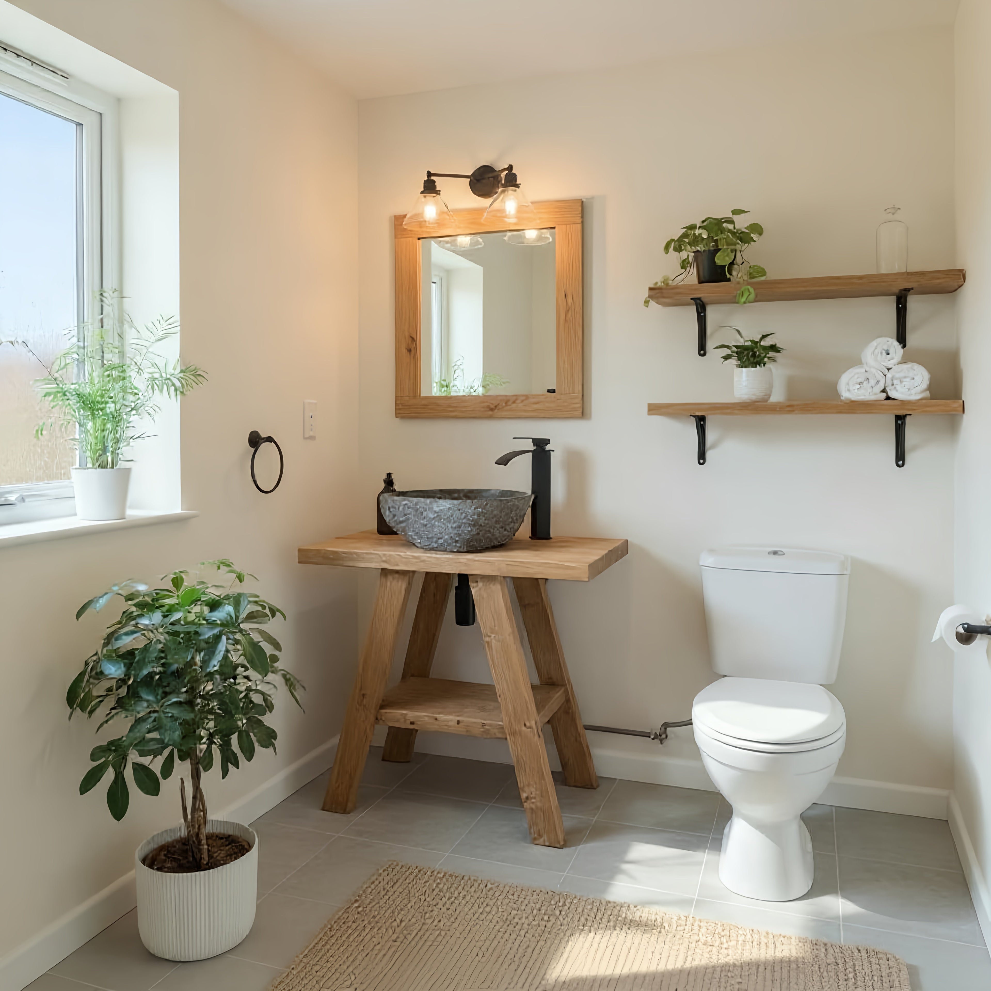 VERA Wooden Vanity and Shelf Storage | Tribe Joinery - My Store