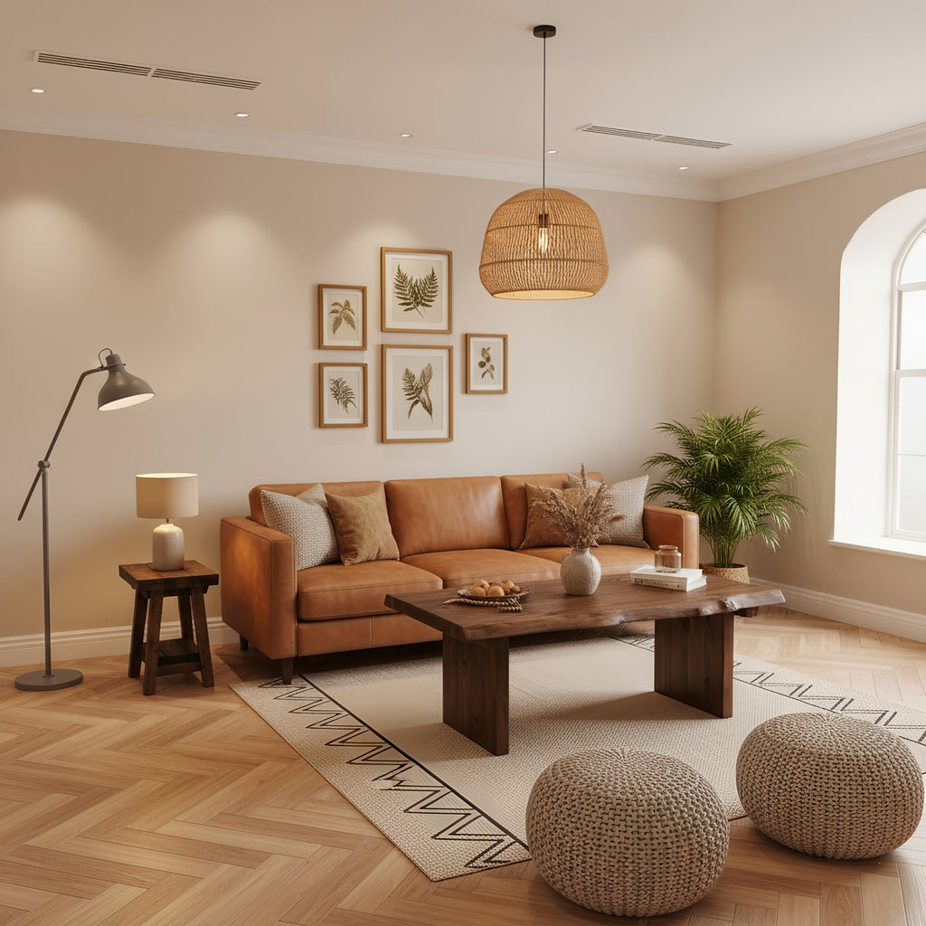 LINA Chunky Live / Waney Edge Coffee Table in Walnut Colour - My Store
