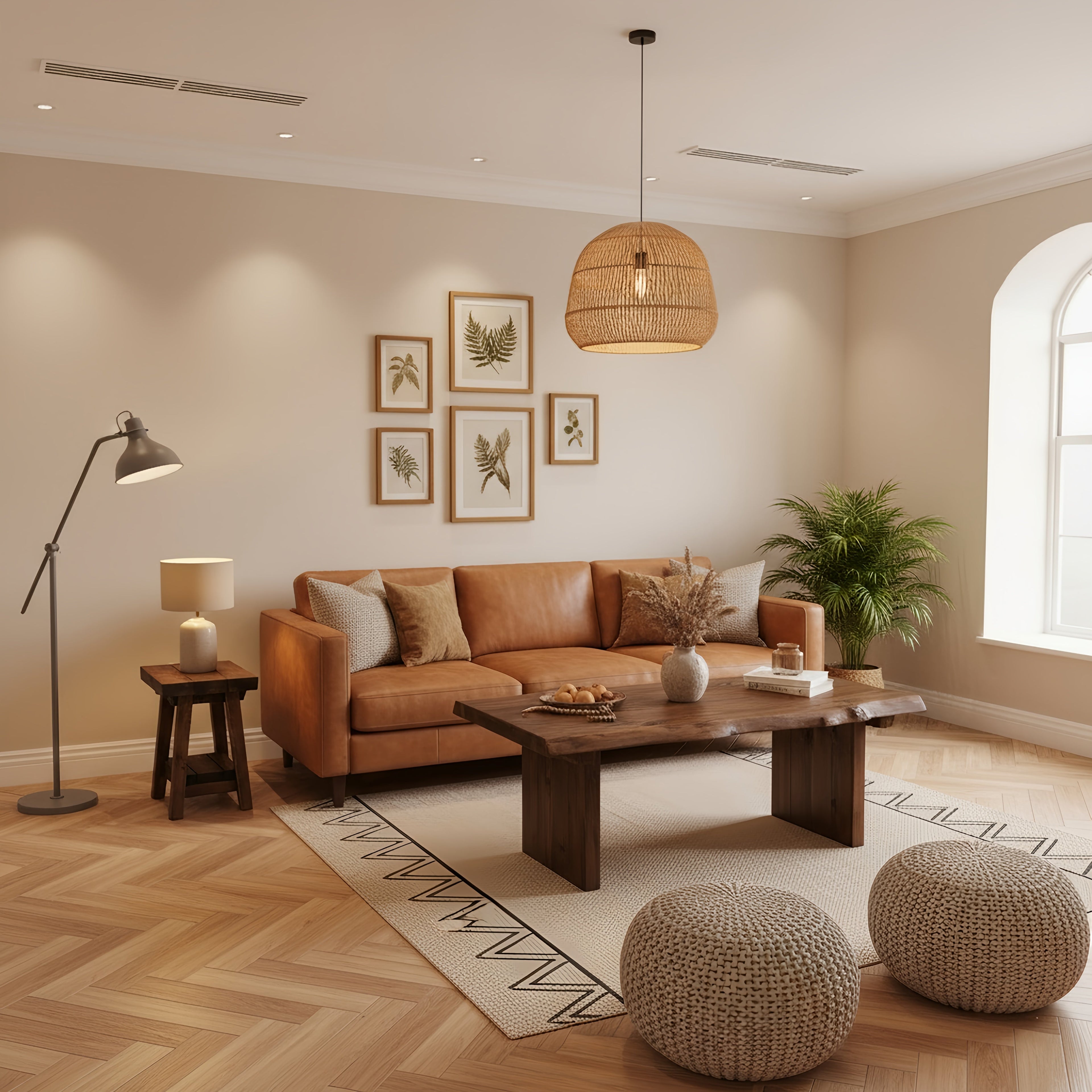 LINA Chunky Live / Waney Edge Coffee Table in Walnut Colour - My Store