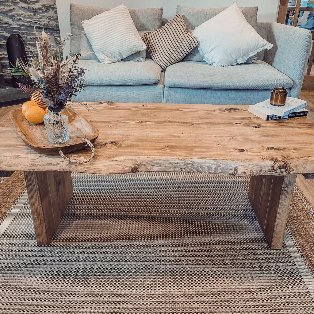 LINA Chunky Live / Waney Edge Coffee Table - My Store