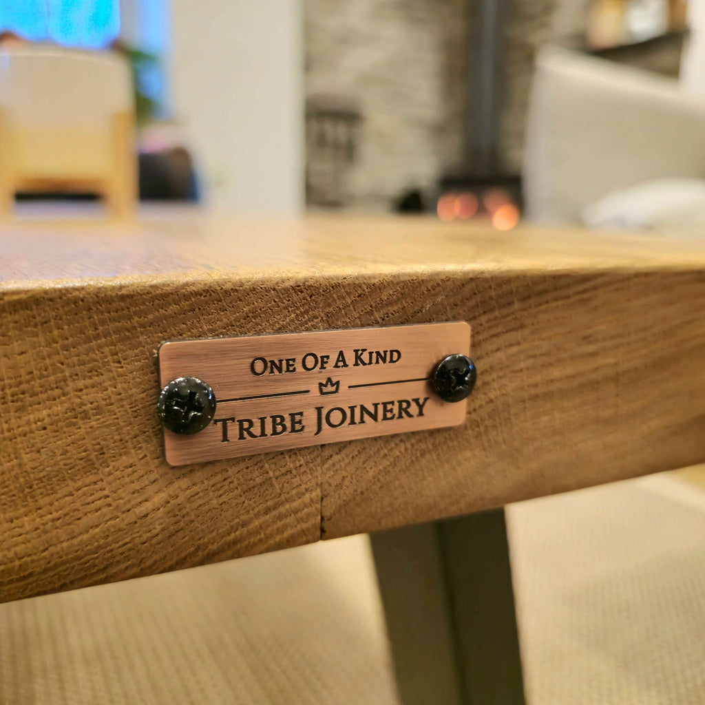 Maya Live Edge Chunky Coffee Table X Cross Legs - My Store