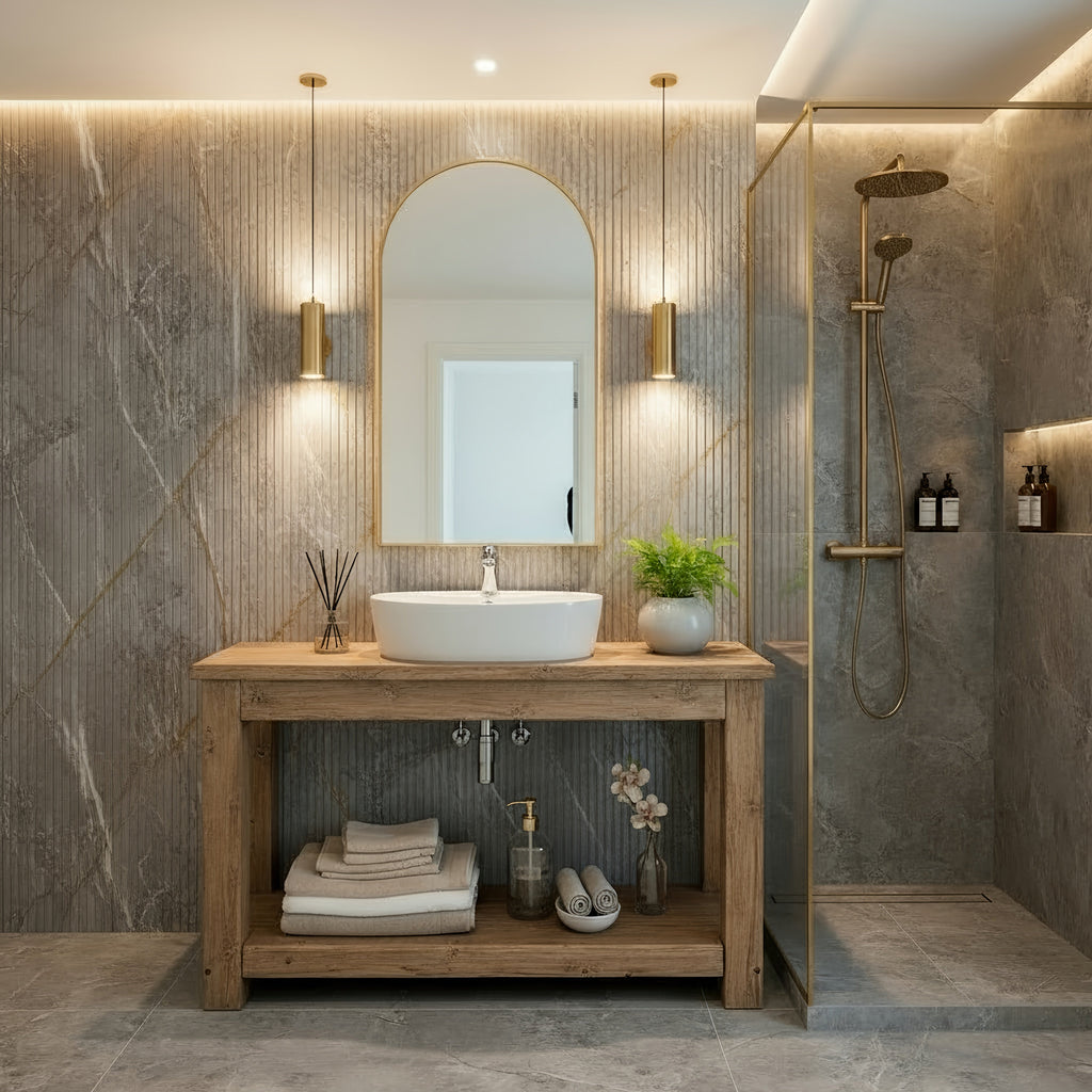 TORO Solid Wood Bathroom Vanity - My Store