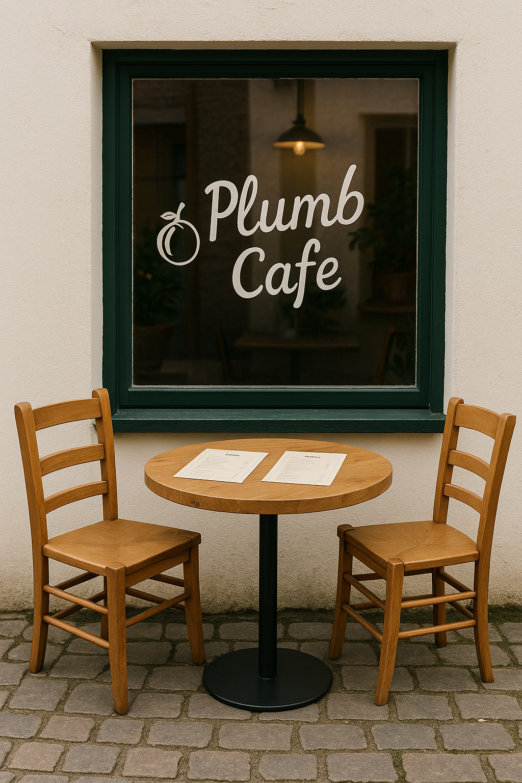 Round Solid Wood Dining Tables With Pole Leg For Cafes and Restaurants (Bulk Order) - My Store