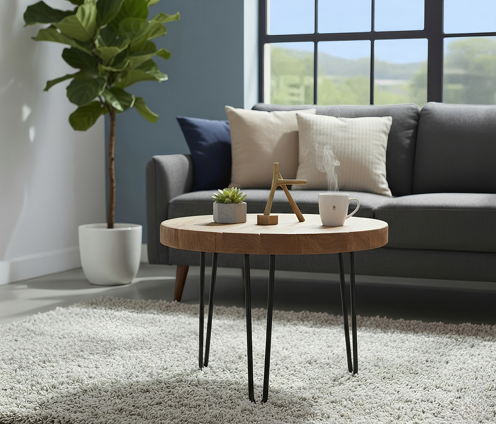 OLVA Round Chunky Coffee Table - My Store